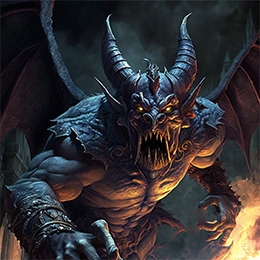 BrowserQuests monster depiction (Demonic Gargoyle)