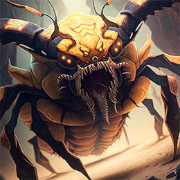 BrowserQuests monster depiction (Giant Ant Lion)
