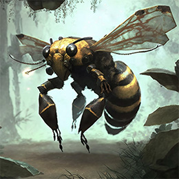 BrowserQuests monster depiction (Giant Bee)