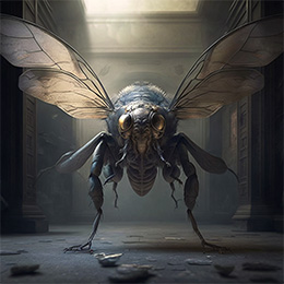 BrowserQuests monster depiction (Giant Fly)