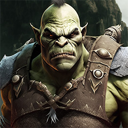 BrowserQuests monster depiction (Orc)