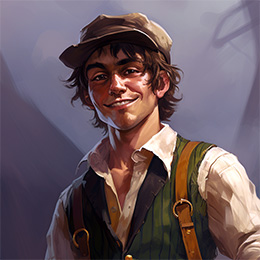 BrowserQuests monster depiction (Young Farmhand)